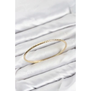 CM Gold Renk Lazer Kesim Model 65 mm Bilezik