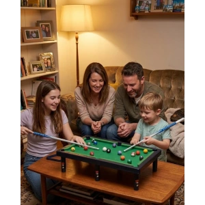 Çocuklar İçin Bilardo Seti Masaüstü Snooker ve Pool Oyuncak