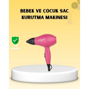 Çocuklara Özel Mini Fön Makinesi – 500/1000W Güç – Düşük Gürültü