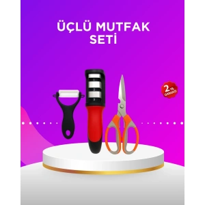 Çok Amaçlı Mutfak Makas Seti – Paslanmaz Çelik ve Ergonomik Tasarım