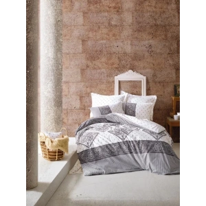 Cotton Box Çift Kişilik Bohem Nevresim Takımı Alope Gri