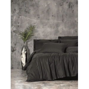 Cotton Box Çift Kişilik Smart Bambu Saten Nevresim Takımı Siyah