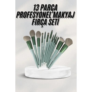 Dayanıklı Makyaj Fırçası Seti 13 Parça Yumuşak Kıllı Fırçalar Allık Fondöten Far Fırçası