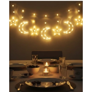 Dekoratif Büyük Ay Yıldız Ramazan Led Işık