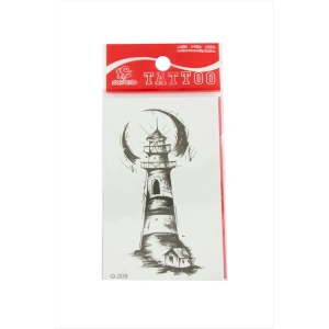 Deniz Feneri Tattoo Dövme Sticker