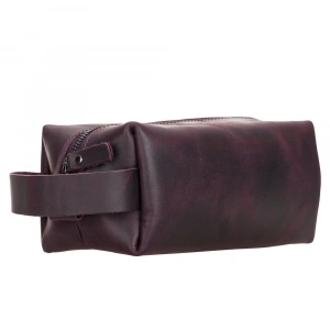 Deri Bakım Ve Seyahat Çantası, M Beden, AA7 Mor