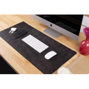 Deri Masa Matı 80*37cm TN1 Gri