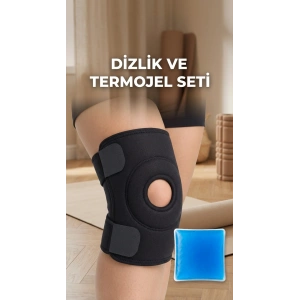 Destekli Diz Korsesi Çapraz Bağ Menisküs Ağrısı İçin Termojelli Dizlik