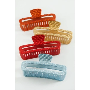 Dikdörtgen Renkli Mandal Toka 12 cm
