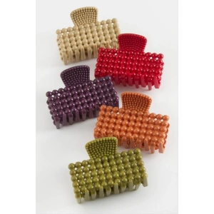Dikdörtgen Renkli Mandal Toka 6 cm
