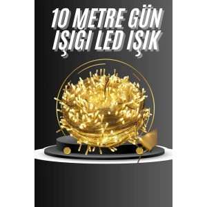 Dış Mekan Led Aydınlatma 10 Metre Gün Işığı Led Işık Pilli