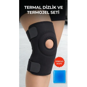 Dizlik Çapraz Bağ Menisküs Destekli Termojelli Sporcu Diz Korsesi