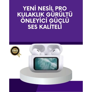 Dokunmatik Ekranlı Bluetooth Kulaklık ANC Gürültü Önleme Suya Dayanıklı