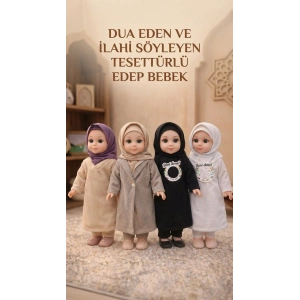 Dua Eden İlahi Söyleyen Tesettürlü Bebek - Ramazan Oyuncağı