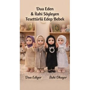 Dua Eden Tesettürlü Edep Bebek - Ramazan İlahi Oyuncağı
