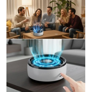 Dumanı İçine Çeken Akıllı Kül Tablası – Kokusuz, Filtreli ve Otomatik Duman Emici Küllük (5047)