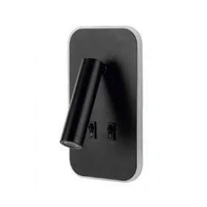 Eco Lounge CATA CT 5253 13W Siyah Kasa Çift Kademeli Yatak Başı Aplik 3200K Günışığı