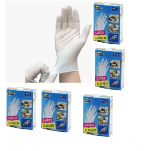 Eldiven Latex Eldiven Muayene Eldiveni S/M 30 Adet