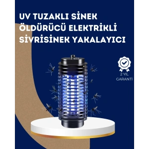 Elektrikli UV Işıklı Sivrisinek ve Böcek Öldürücü – Sessiz ve Güvenli Tuzak
