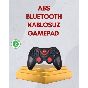 Ergonomik Tasarımlı Kablosuz Bluetooth Gamepad Titreşimli