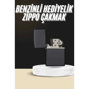 Erkeklere Özel Hediyelik Eşya  Metalik Benzinli Çakmak Doldurulabilir