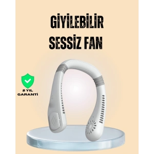 Esnek Silikon Tasarımlı Taşınabilir Kişisel Fan