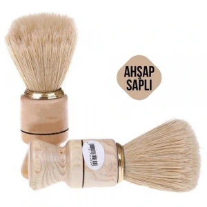 Faux Ahşap Saplı Tıraş Fırçası