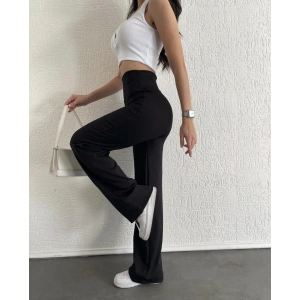 fitilli palazzo pantolon siyah