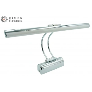 Flüt Aplik 6W Krom Kasa 6500K Beyaz Işık