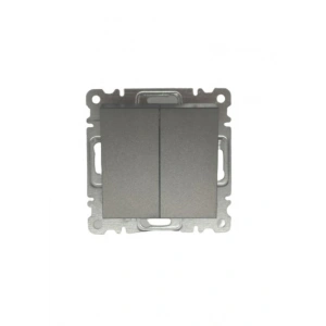 Füme Komutatör Anahtar Çerçevesiz - Priz ve Anahtar İçin Uyumlu Çerçeve