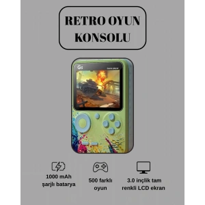 G5 Game Box Retro Mini Oyun Konsolu – 500 Dahili Oyun