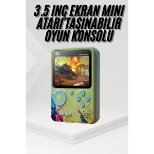 Game Box Oyun Konsolu 500 Retro Oyunlu Mini Taşınabilir 3 İnç