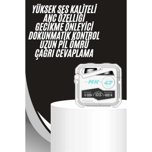 Gecikme Önleyici Oyuncu Kulaklığı Bluetooth Bağlantılı ANC Özelliği 5.0 Bluetooth