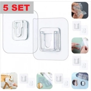 Geçmeli Klips Eşya Sabitleme Askısı 10lu Set