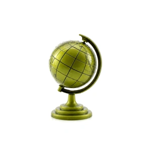 GLOBE KÜÇÜK METAL DÜNYA BİBLOSU - DEKORATİF SÜS EŞYASI (5047)