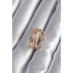 Gold Renk Ayarlanabilir Kadın Yüzük