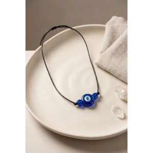 Handmade Bohem Mavi Nazar Kolye