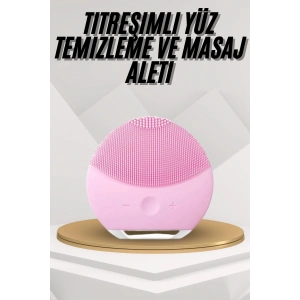 Hassas Ciltlere Özel Titreşimli Yüz Temizleme ve Masaj Aleti