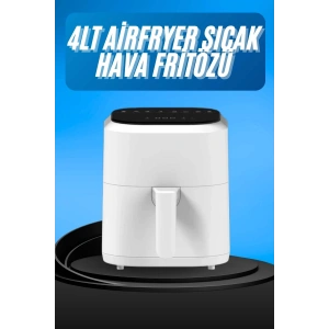 Hava Fritözü 4L Airfryer Pratik Uzun Ömürlü Yağsız Pişirme Taşınabilir