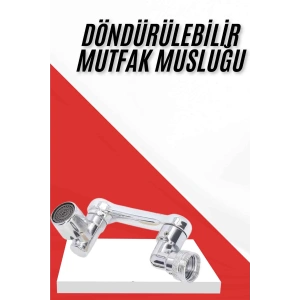 Her Yere Dönebilen Tasarruflu Mutfak Musluk Başlığı Ucu Musluk Ucu Oynar Başlıklı