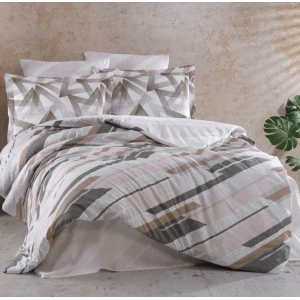 Hobby Çift Kişilik Ranforce Nevresim Takımı Stark Kahve