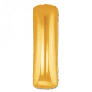 I Harf Folyo Balon Altın Renk  40 İnç Bx40