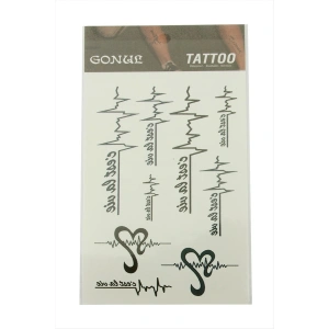 İmzalı Tattoo Dövme Sticker
