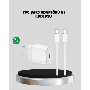 iOS Uyumlu 20W USB-C Hızlı Şarj Cihazı Telefon ve Tablet İçin