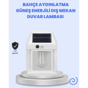 IP65 Su Geçirmez Güneş Paneli Dış Mekan Lamba