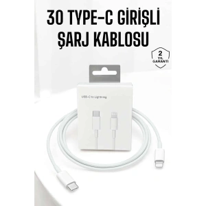 Iphone Uyumlu İOS Uyumlu Lightning Hızlı Şarj Tye C Lightning Şarj Kablosu