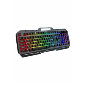 Işıklı Oyuncu Q Klavye Mouse Seti Siyah  Oyuncu Klavye