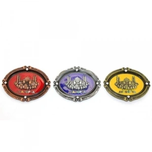 İstanbul Temalı Metal Magnet Ayasofya Kabartmalı