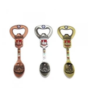 İstanbul Temalı Metal Magnet Ve Açacak Kaşık Tasarımlı