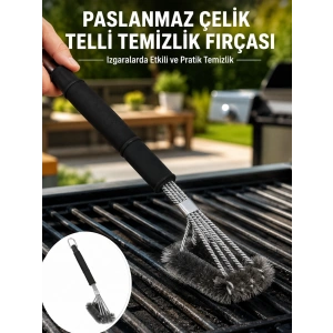 Izgara ve Barbekü Temizleme Fırçası Dayanıklı Tasarım Yeni Nesil